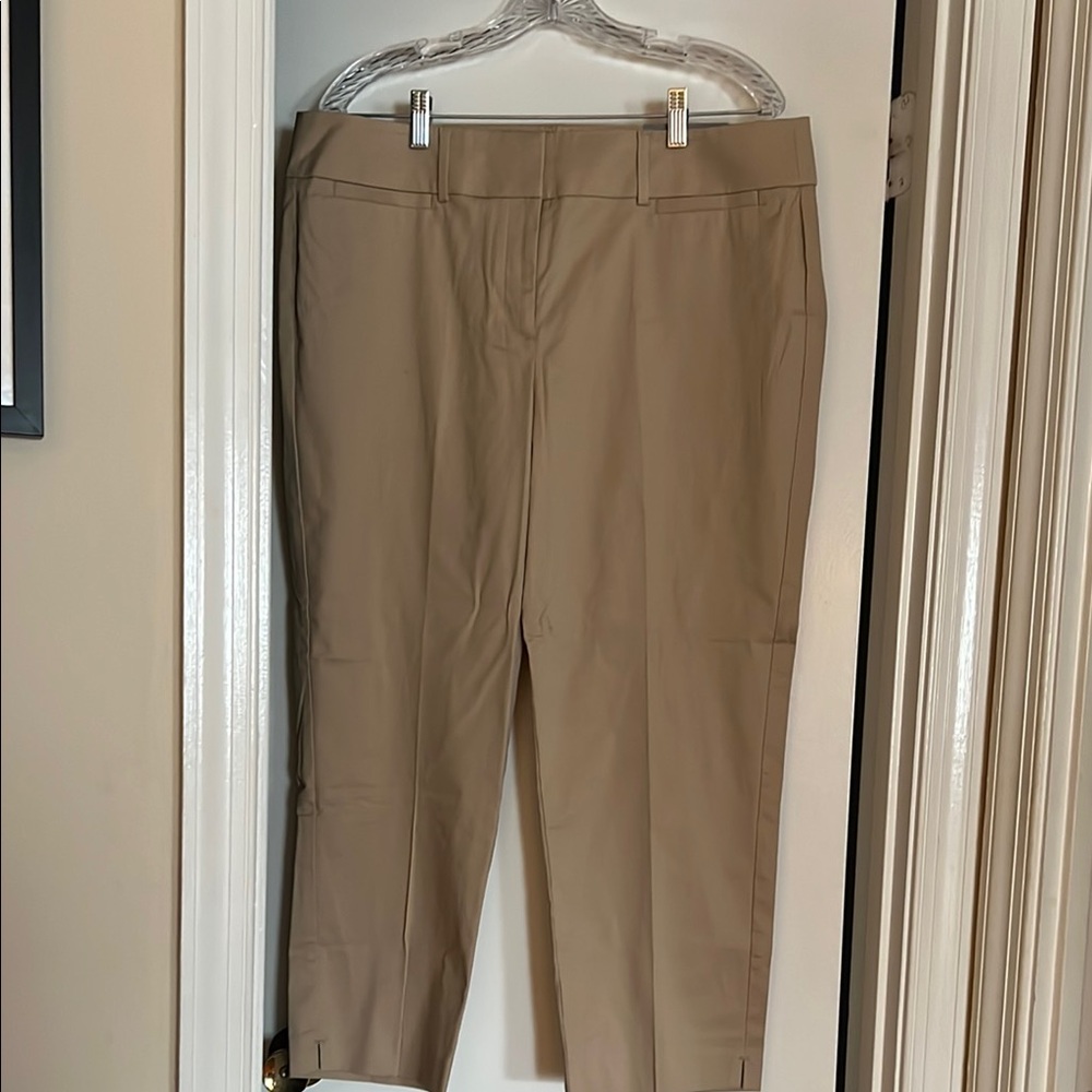 Tan Cropped Pants